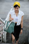 Victoria Tote 202 Amsterdam Green | Tote & Shoulder Bag